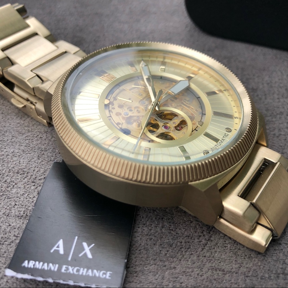 LAST ONE Armani Exchange Classic Skeleton Watch - Picture 5 of 8